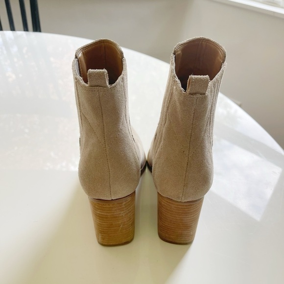 Marc Fisher Oshay Pointed Toe Bootie Taupe - 7 - Picture 5 of 8